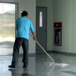 Floor and carpet cleaning in schools and offices